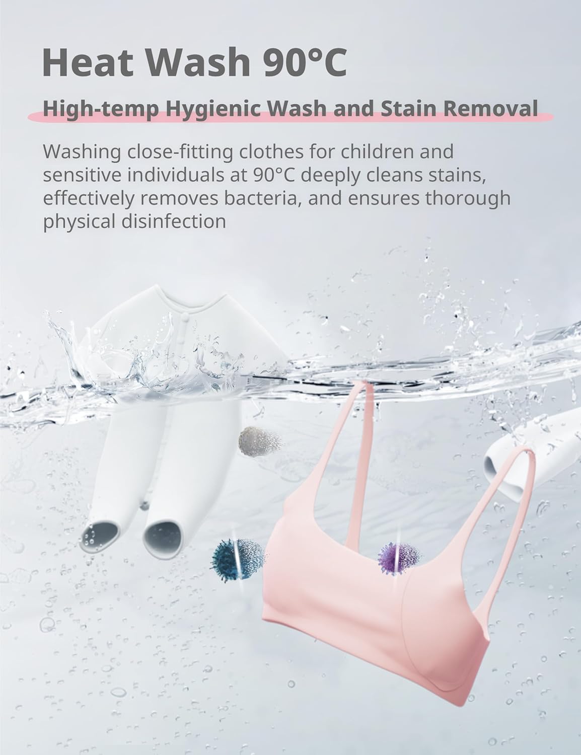 COMFEE' 7KG Freestanding Washing Machine | Ultra-Slim 40cm with 1200RPM & Heat Wash 90°C - Image 4